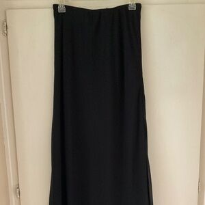 Alex Evenings Chiffon A-Line Skirt - Black